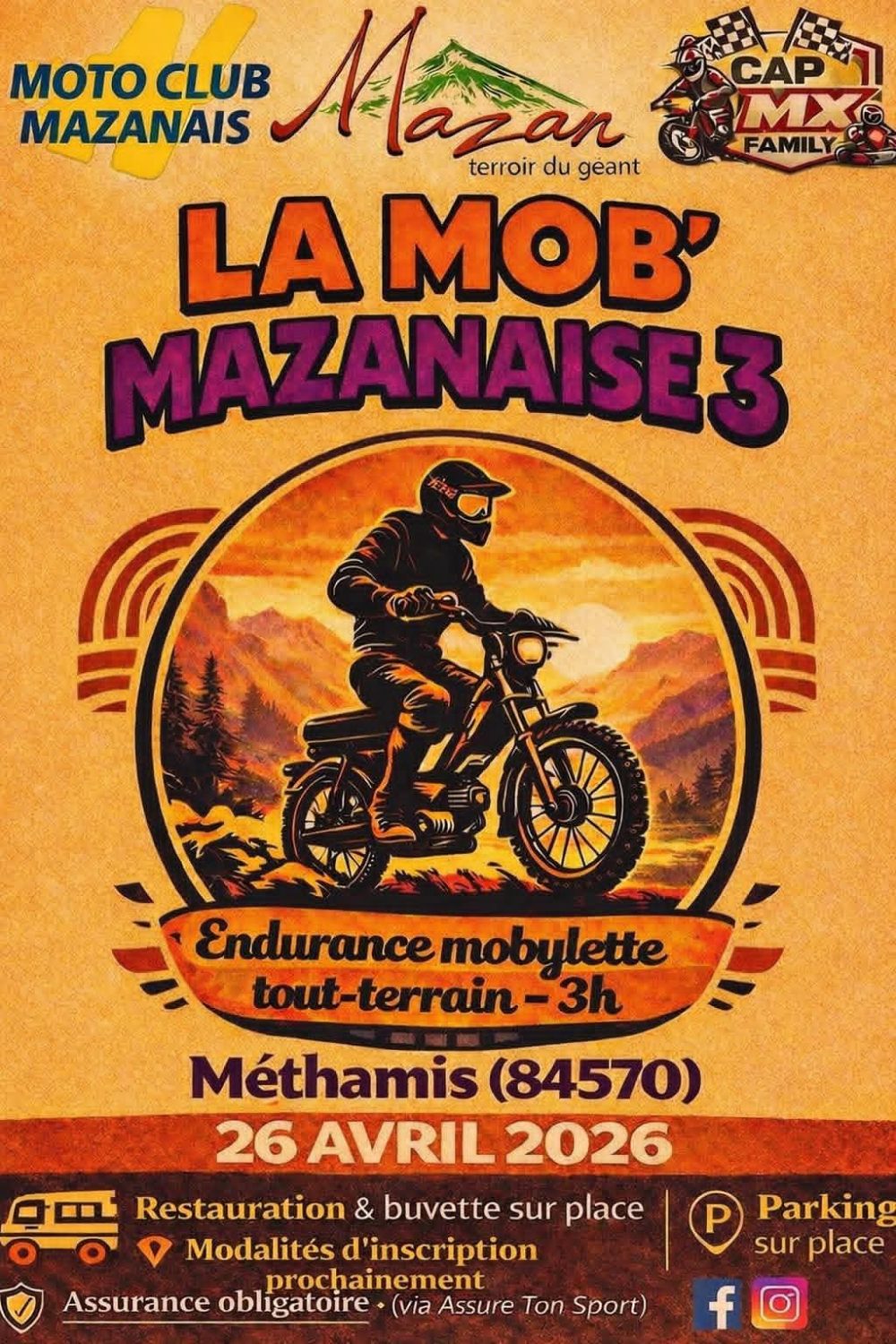 Programme du moto club pour 2026